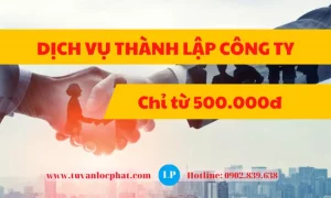 dich vu thanh lap cong ty